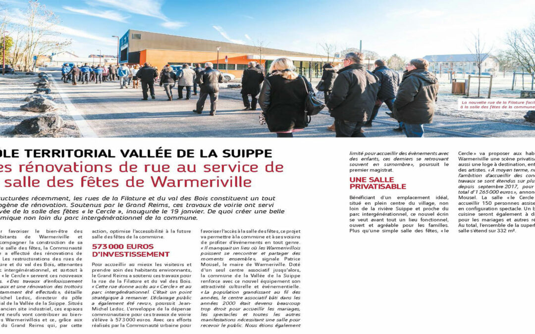 Vu dans la presse | Salles des fêtes Warmeriville (51)