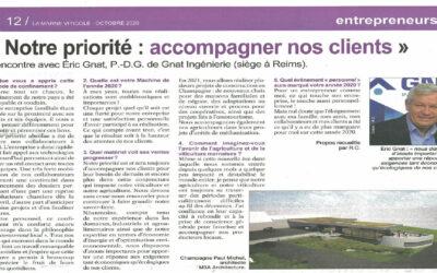 Vu dans la presse | “Notre priorité, accompagner les clients” – Marne Viticole